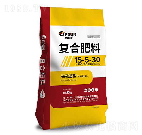 硝硫基型復(fù)合肥料15-5-30-歐普潤-輝耀生物