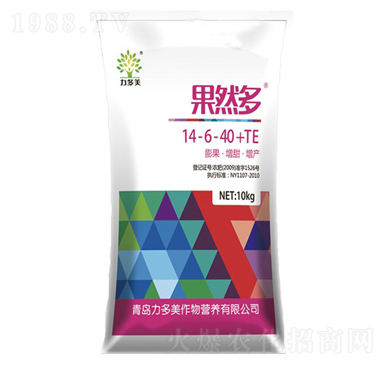 高鉀型大量元素水溶肥料14-6-40+TE-果然多-農(nóng)圣人