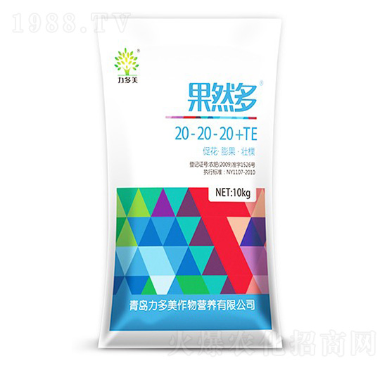 平衡型大量元素水溶肥料20-20-20+TE-果然多-農(nóng)圣人