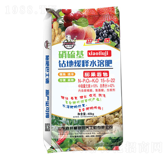 硝硫基鉆地緩釋水溶肥15-5-22-巴士德