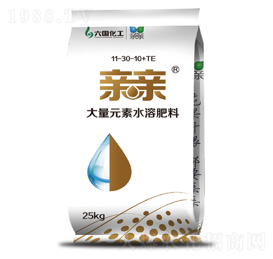 高磷型大量元素水溶肥料11-30-10+TE-親親-六國化工
