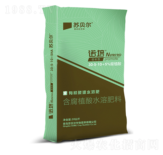 諾培含腐植酸水溶肥料30-5-10+5%腐植酸-蘇貝爾