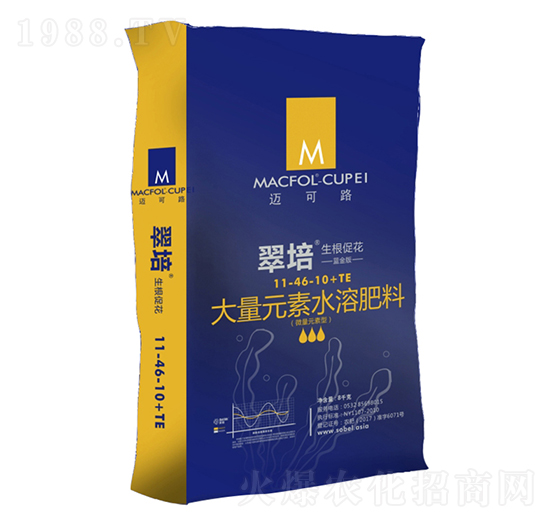 翠培大量元素水溶肥11-46-10+TE-蘇貝爾