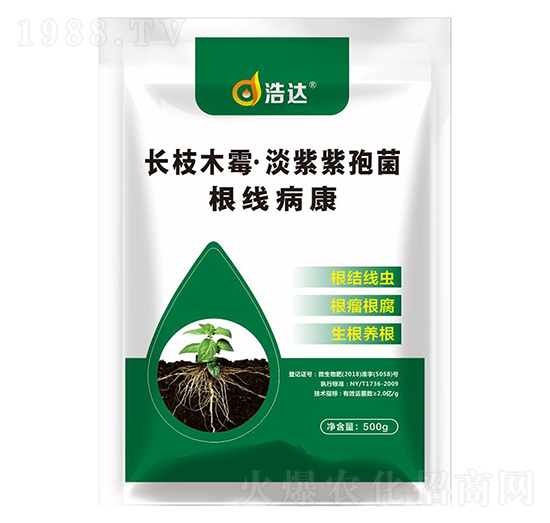 長枝木霉·淡紫紫飽菌-根線病康-浩達(dá)生物