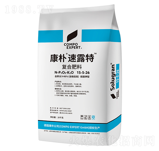 速露特復合肥料15-5-26-康樸