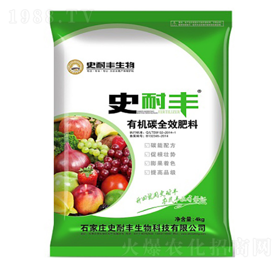 有機碳肥料-史耐豐