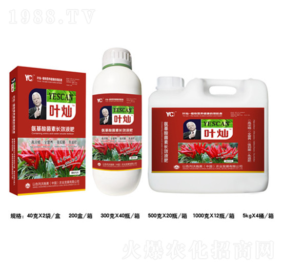 辣椒氨基酸菌素長效液肥組合-葉燦-德化