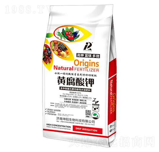 黃腐酸鉀-含中微量元素功能性水溶肥-坤陽生物