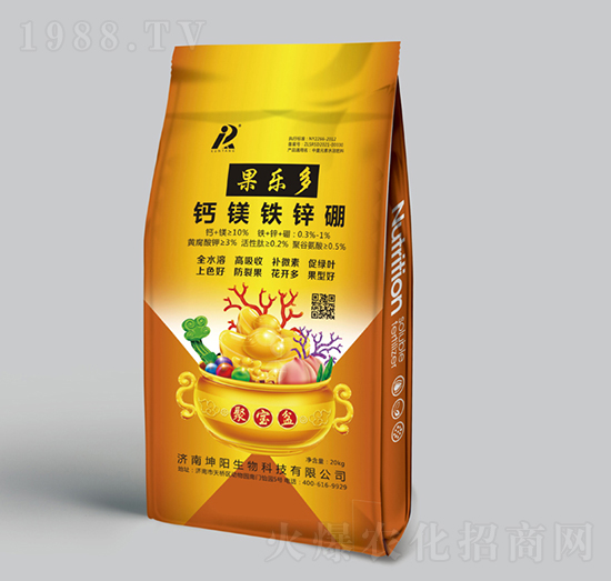 果樂多鈣鎂鐵鋅硼-坤陽生物