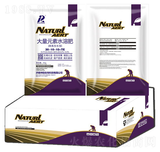 大量元素水溶肥料30-10-10+TE-坤陽(yáng)生物