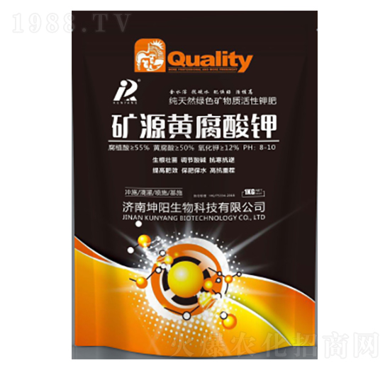 1kg礦源黃腐酸鉀-坤陽(yáng)生物