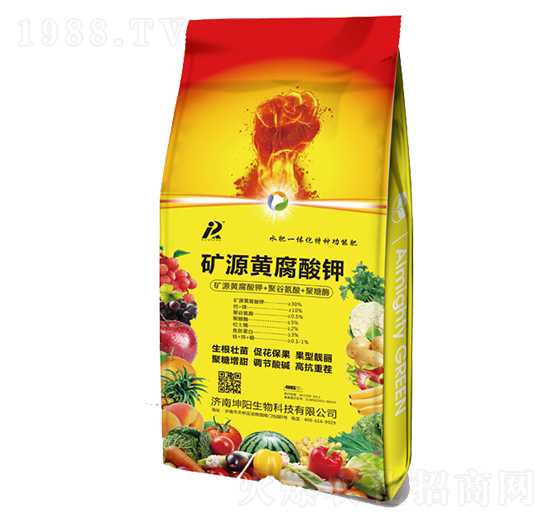 40kg礦源黃腐酸鉀-坤陽生物