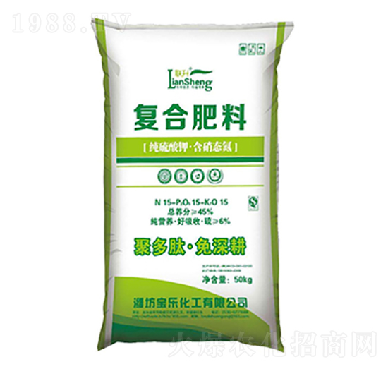 硫酸鉀復合肥15-15-15-藍帶農(nóng)業(yè)