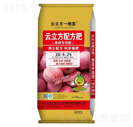 果樹(shù)專用云立方配方肥20-5-25-云立方