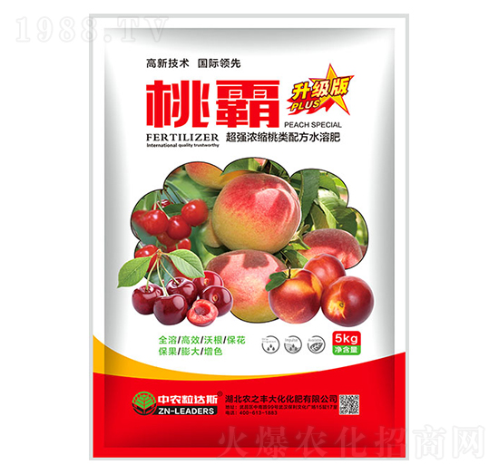 濃縮桃類配方水溶肥-桃霸-農(nóng)之豐大化