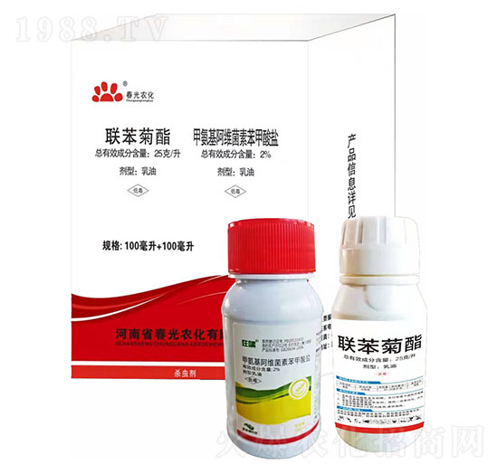 25克每升聯苯菊酯+2%甲氨基阿維菌素苯甲酸鹽-春光農化