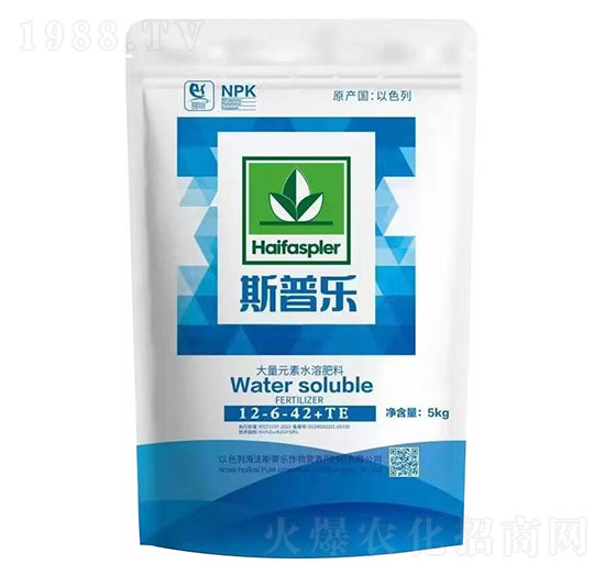 大量元素水溶肥料12-6-42+TE-斯普樂(lè)