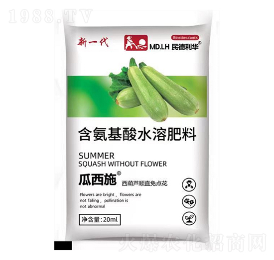 新一代西葫蘆順直免點花-瓜西施-民德利華