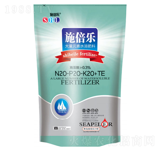 施倍樂大量元素水溶肥20-20-20+TE-瑞祥肥料