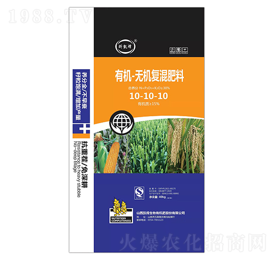 有機(jī)-無(wú)機(jī)復(fù)混肥料10-10-10-凱烽生物