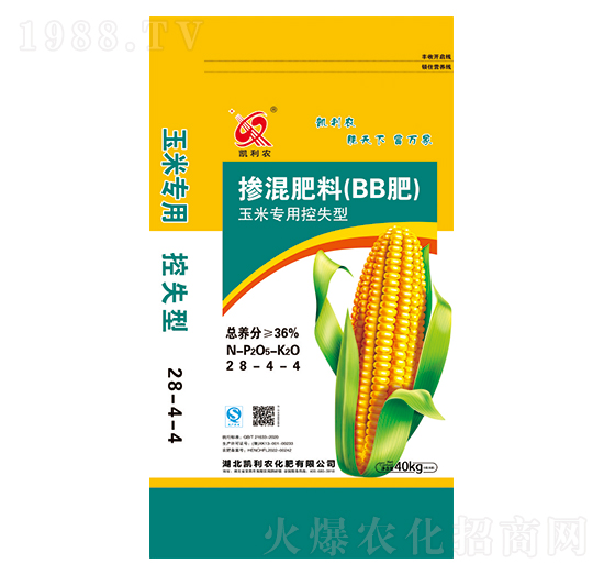 玉米專用控失型摻混肥料（BB肥）28-4-4-凱利農(nóng)-鑫恒豐