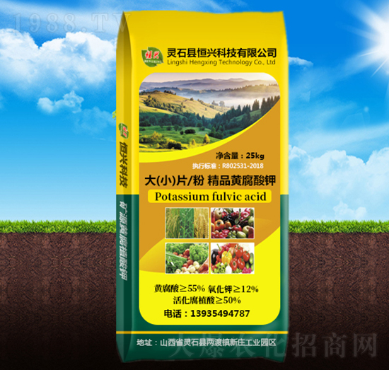 大（?。┢劬伏S腐酸鉀-恒興科技
