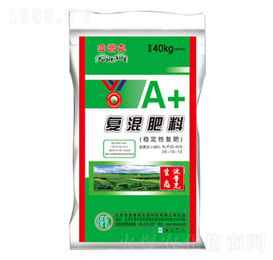 穩(wěn)定性復混肥料26-10-12-波普克