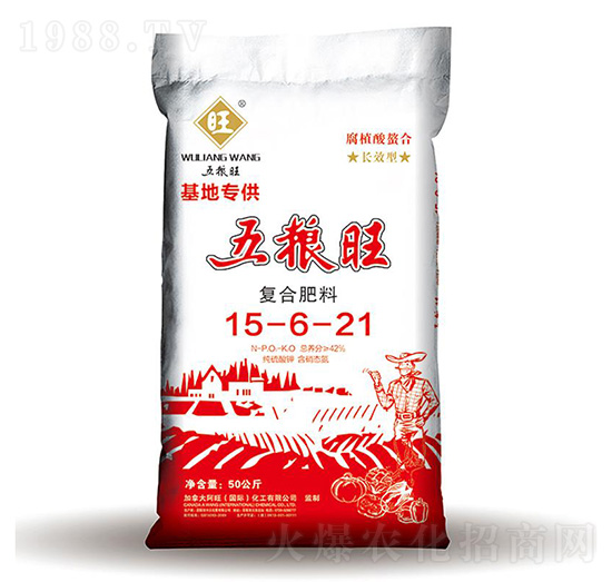 五糧旺復(fù)合肥料15-6-21-百田