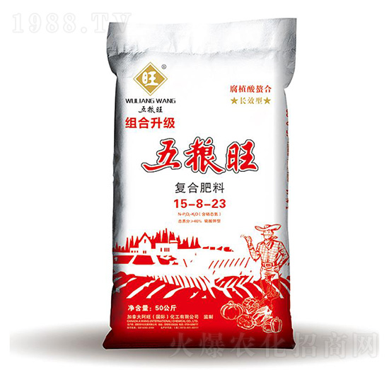 五糧旺復(fù)合肥料15-8-23-百田