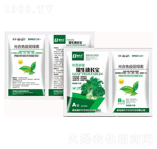 葉菜多維催生速長(zhǎng)寶+光合免疫促綠素-瀚樂爾
