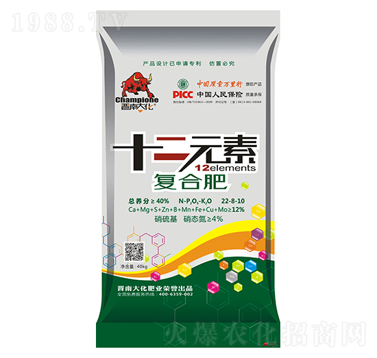 十二元素復合肥料22-8-10-晉南大化-凱美佳肥業(yè)