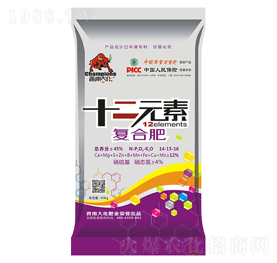 十二元素復合肥料14-15-16-晉南大化-凱美佳肥業(yè)