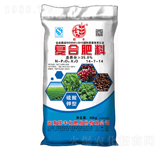 硫酸鉀型復合肥料14-7-14-螳豐-祥豐集團