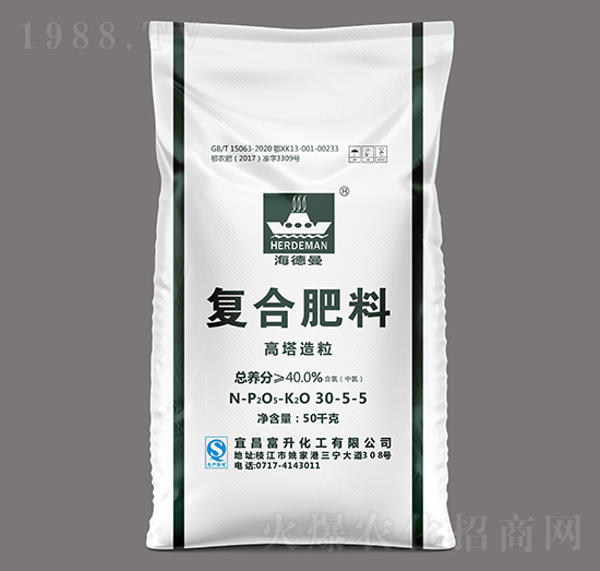 高塔氯基復(fù)合肥料30-5-5-海德曼-富升化工