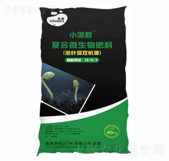硫酸鉀型復(fù)合肥微生物肥料13-5-7-小藻君-高麥肥料