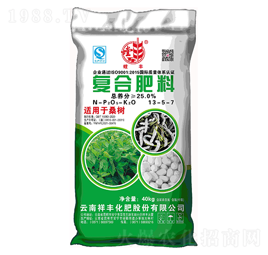 桑樹適用復(fù)合肥料13-5-7-螳豐-弘祥化工