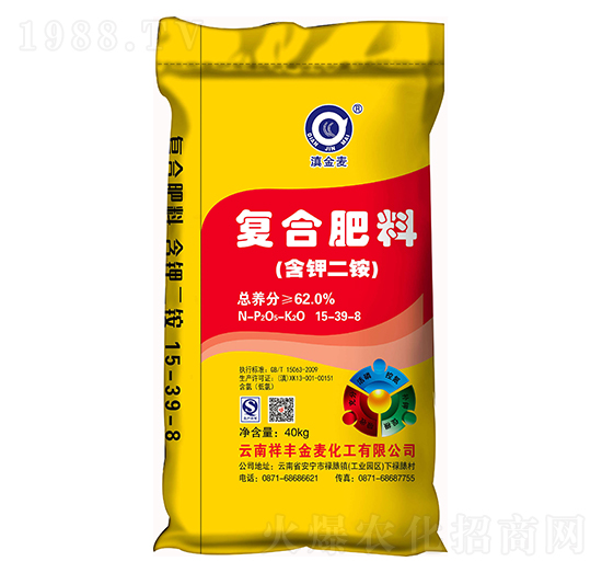 含鉀二銨復(fù)合肥料15-39-8-滇金麥-弘祥化工