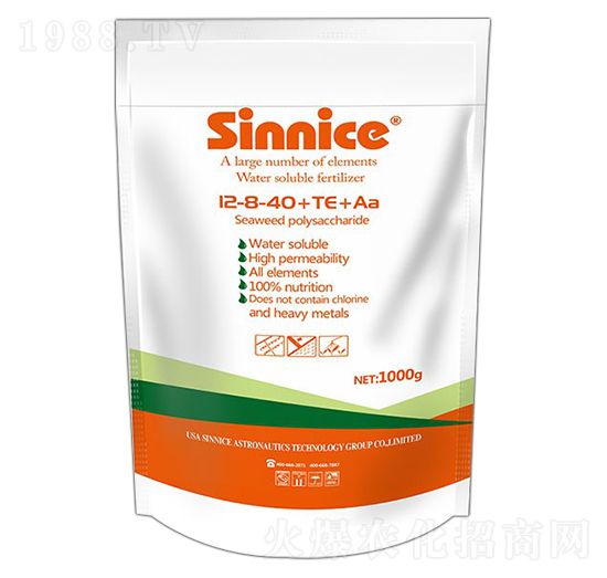 圣尼斯大量元素水溶肥12-8-40-福泰紅牛