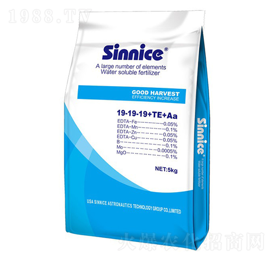 圣尼斯大量元素水溶肥19-19-19-福泰紅牛
