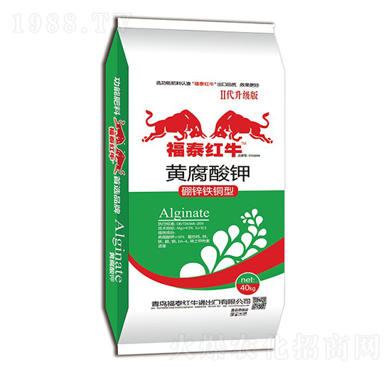 硼鋅鐵銅型黃腐酸鉀-福泰紅牛