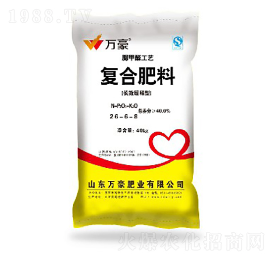 玉米專(zhuān)用脲甲醛復(fù)合肥料26-6-8-萬(wàn)豪農(nóng)業(yè)