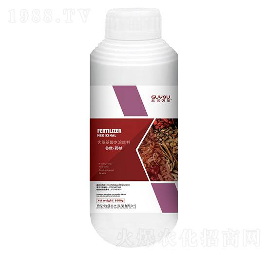 含氨基酸水溶肥料-谷優(yōu)·藥材-谷優(yōu)貝爾