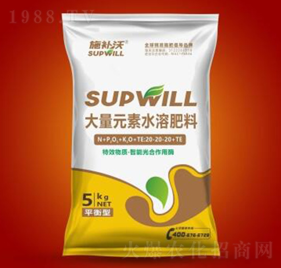 平衡型大量元素水溶肥20-20-20+TE-施補(bǔ)沃