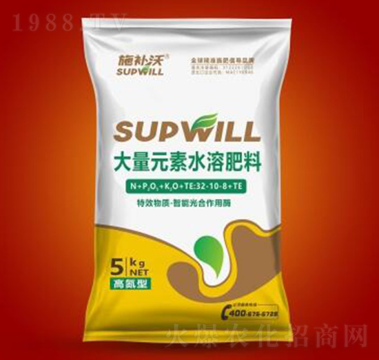 高氮型大量元素水溶肥32-10-8+TE-施補沃