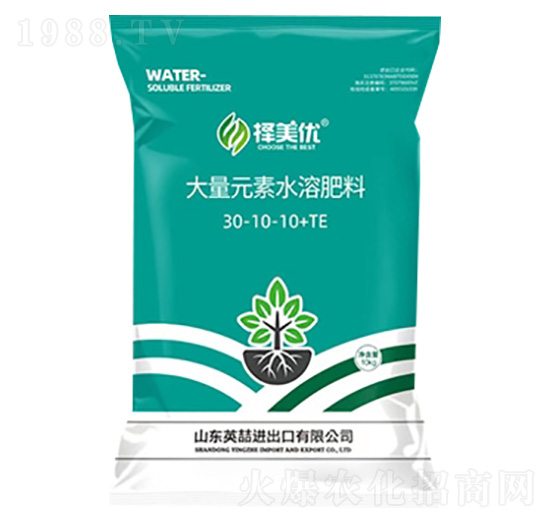 大量元素水溶肥料30-10-10+TE-擇美優(yōu)-英喆