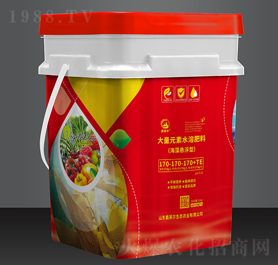 海藻懸浮型大量元素水溶肥料170-170-170+TE-鑫萊爾
