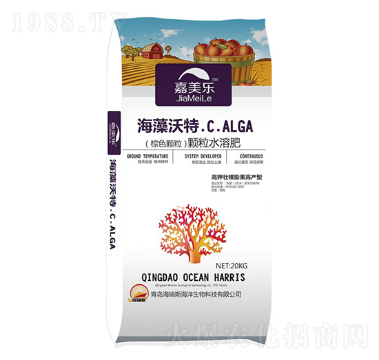 棕色顆粒水溶肥料-海藻沃特-嘉美樂(lè)-海瑞斯