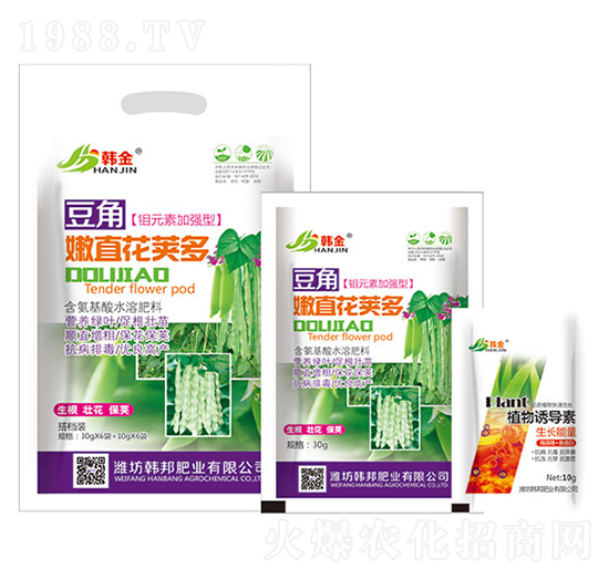 鉬元素加強(qiáng)型豆角嫩直花莢多-韓金-韓邦肥業(yè)