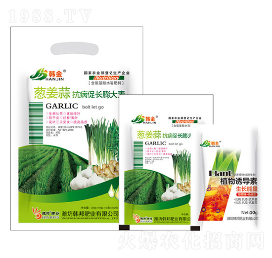 蔥姜蒜抗病促長(zhǎng)膨大素-韓金-韓邦肥業(yè)