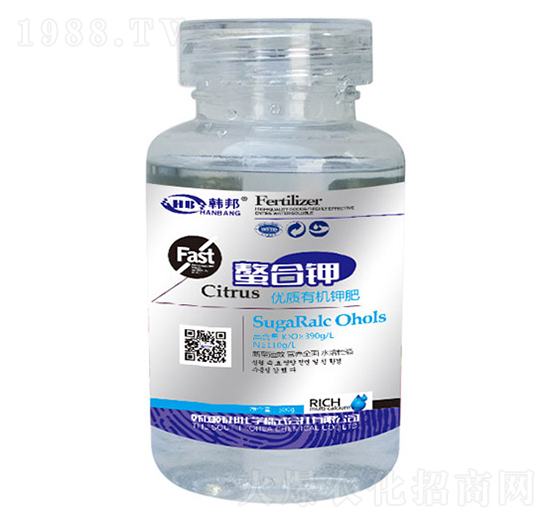 500g優(yōu)質(zhì)有機鉀肥-螯合鉀-韓金-韓邦肥業(yè)